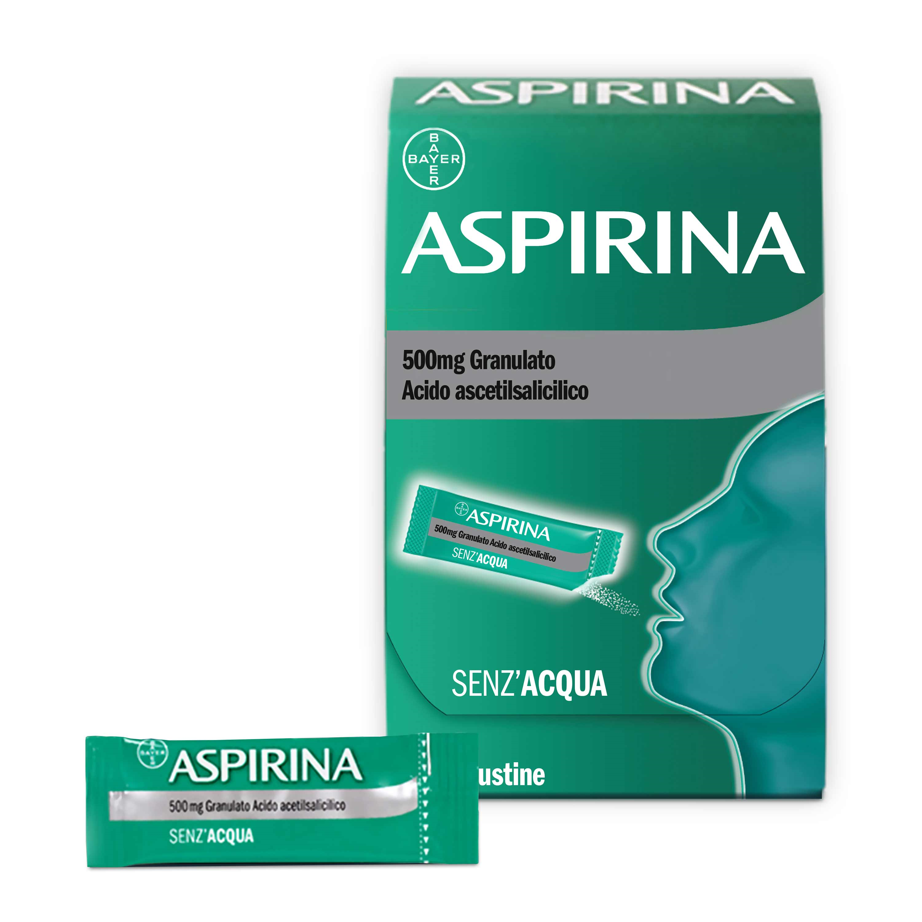 ASPIRINA*OS GRAT 10BUST 500MG - Farmacia Puddu Baire S.r.l.