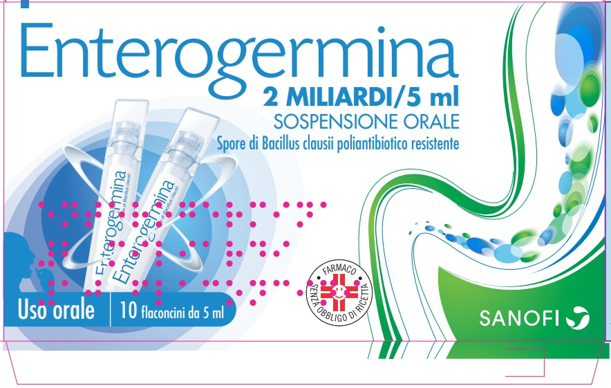 ENTEROGERMINA*OS 10FL 2MLD/5ML - Farmacia Puddu Baire S.r.l.