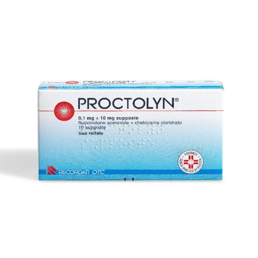 PROCTOLYN*10SUPP 0,1MG+10MG - Farmacia Puddu Baire S.r.l.