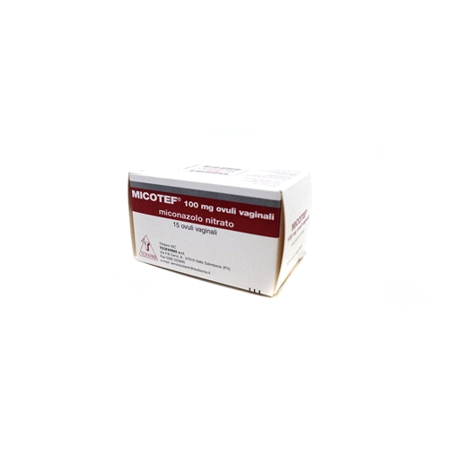 MICOTEF*15 OV VAG 100MG - Farmacia Puddu Baire S.r.l.