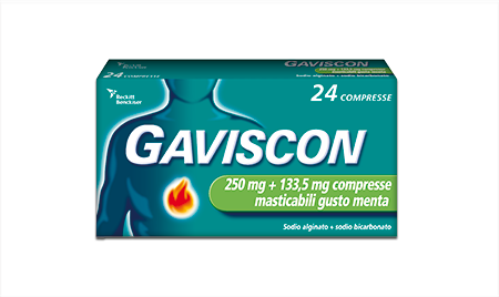 GAVISCON*24CPR MENT250+133,5MG - Farmacia Puddu Baire S.r.l.