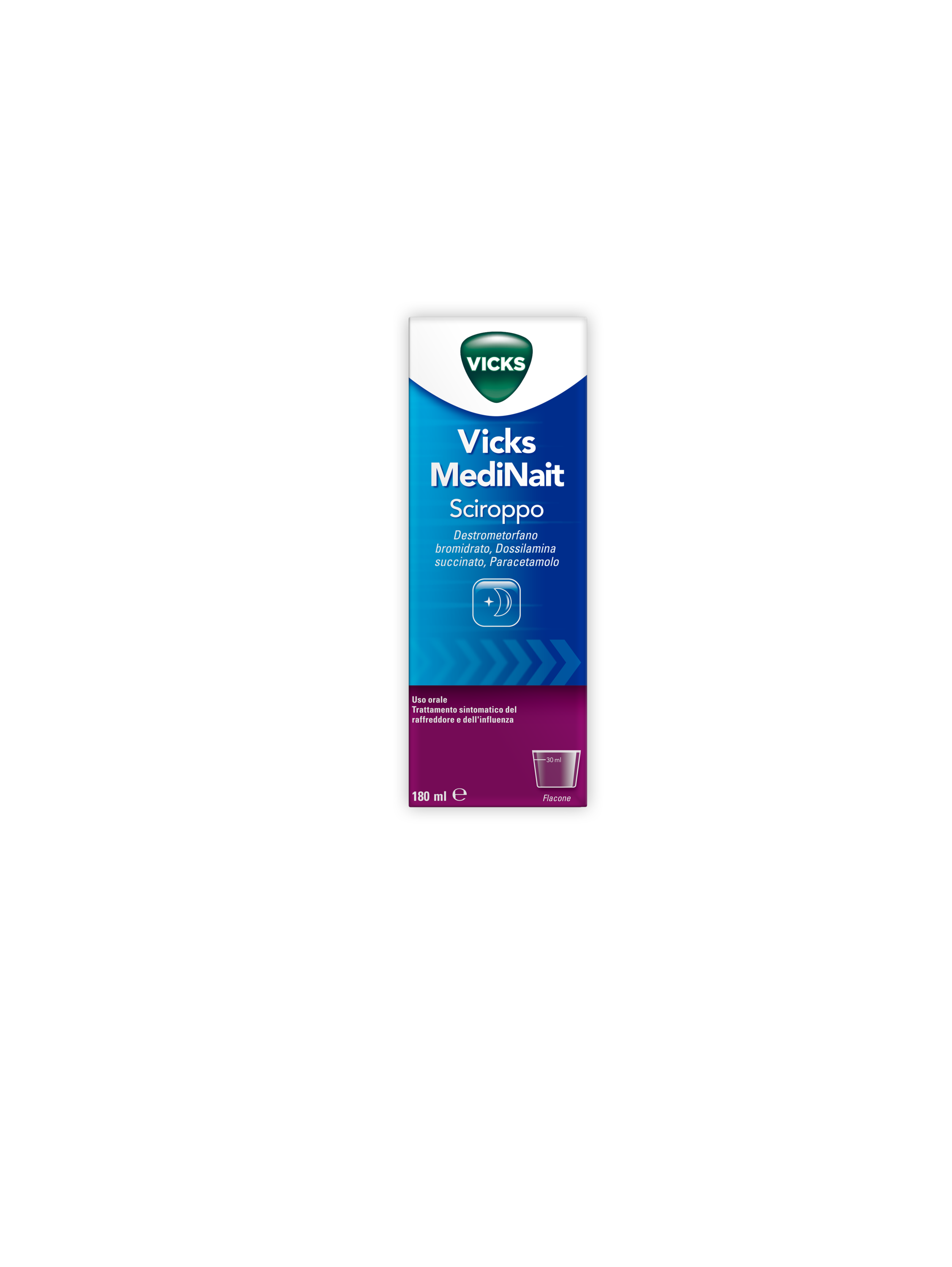 VICKS MEDINAIT*SCIR 180ML - Farmacia Puddu Baire S.r.l.