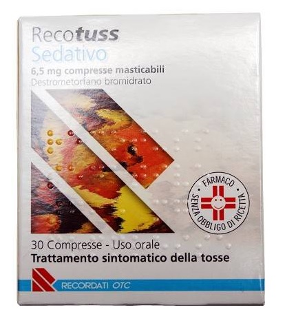 RECOTUSS SEDAT*30CPR MAST6,5MG - Farmacia Puddu Baire S.r.l.