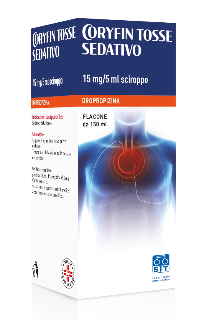 CORYFIN TOSSE SE*150ML15MG/5ML - Farmacia Puddu Baire S.r.l.