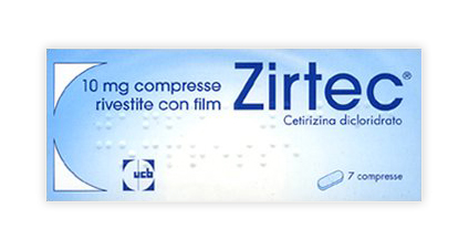 ZIRTEC*7CPR RIV 10MG - Farmacia Puddu Baire S.r.l.