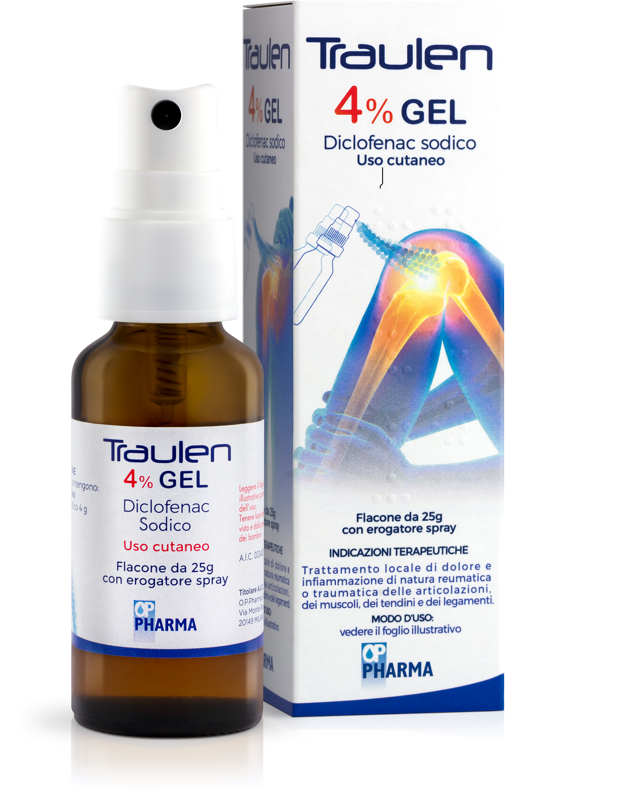 TRAULEN*GEL FL 25G 4% C/EROG - Farmacia Puddu Baire S.r.l.