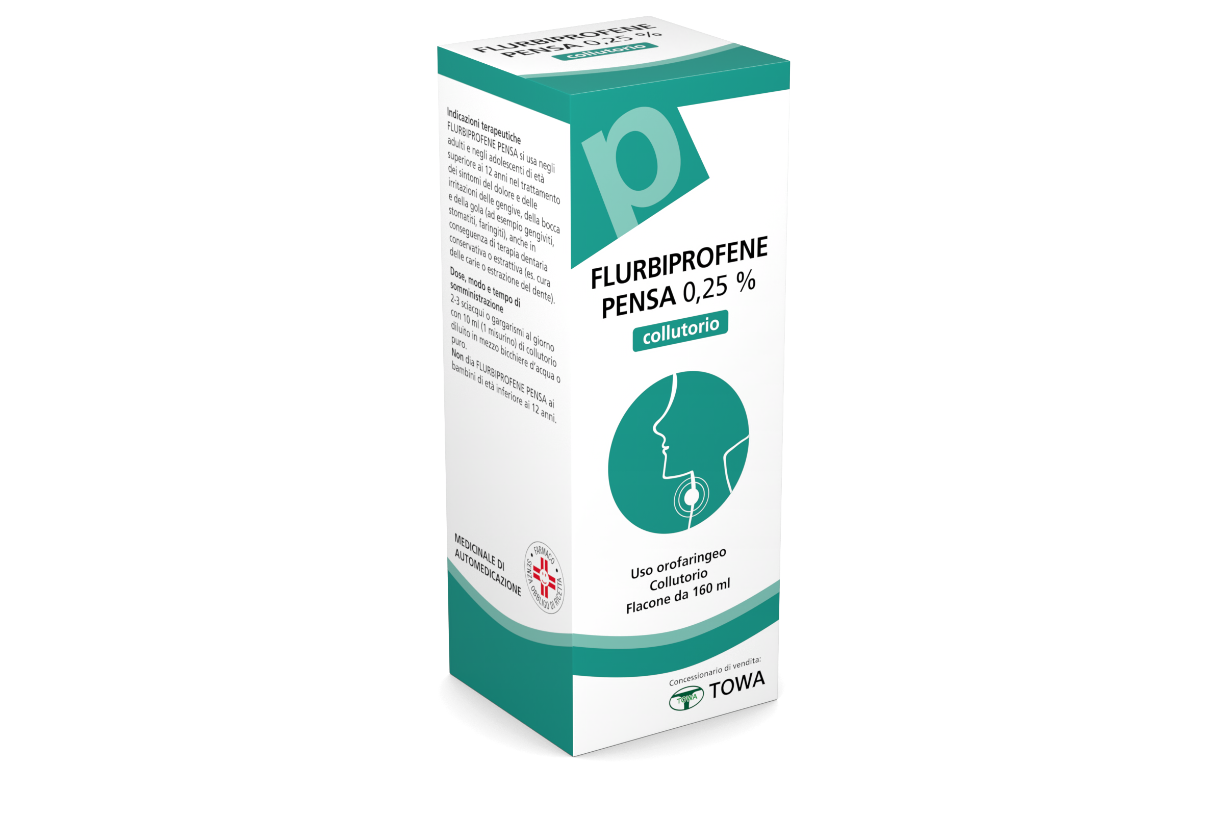FLURBIPROFENE PE*COLLUT 160ML - Farmacia Puddu Baire S.r.l.