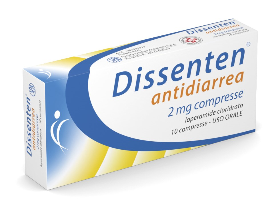 DISSENTEN ANTIDIARREA*10CPR2MG - Farmacia Puddu Baire S.r.l.