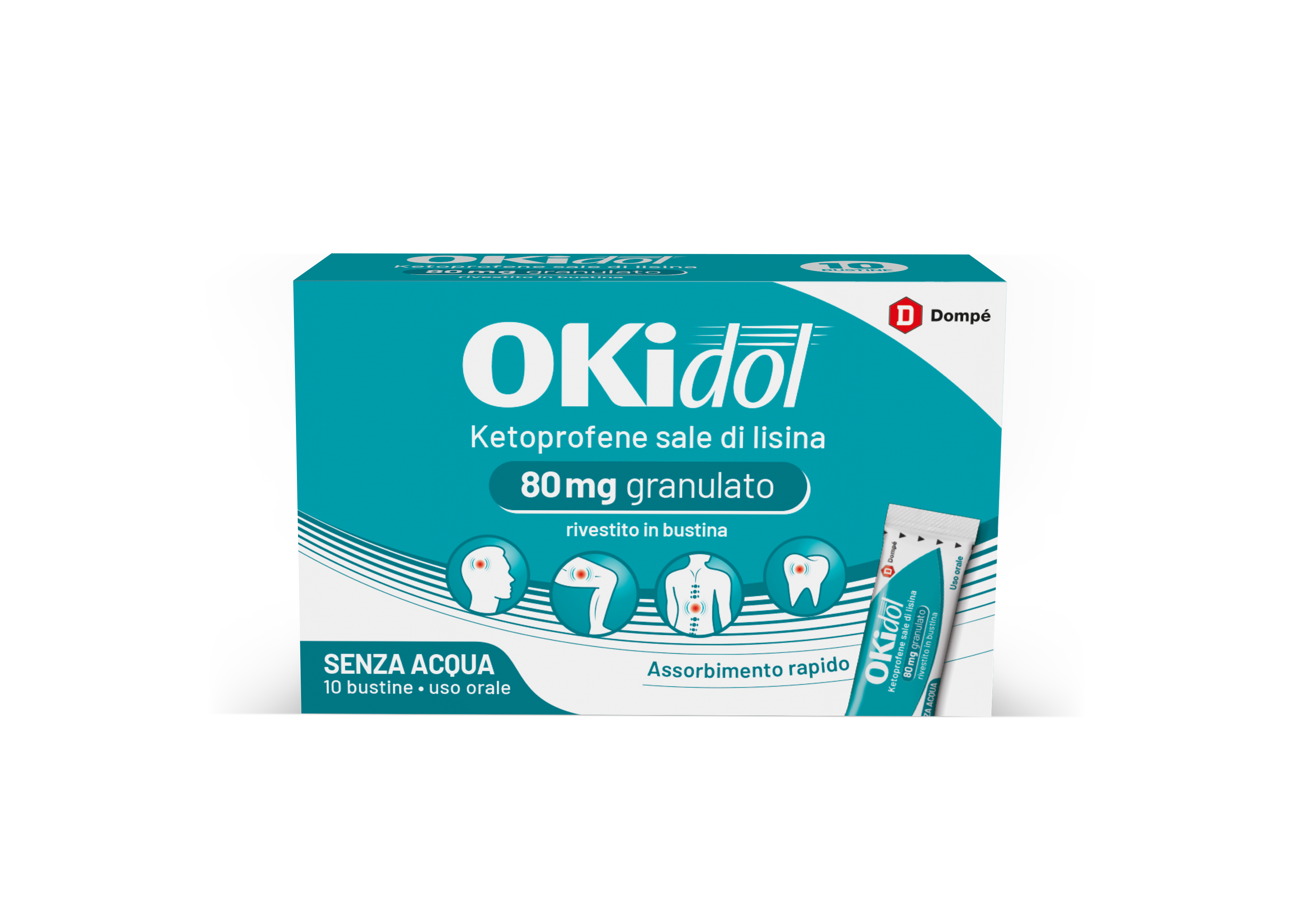 OKIDOL*OS GRAT 10BUST 80MG - Farmacia Puddu Baire S.r.l.