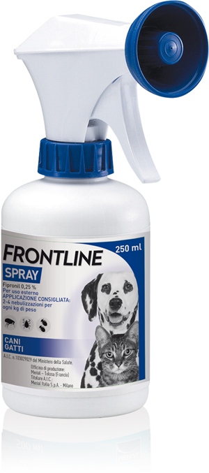 FRONTLINE SPRAY*FL 250ML+POMP - Farmacia Puddu Baire S.r.l.