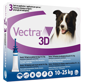 VECTRA 3D*3PIP 10-25KG BLU - Farmacia Puddu Baire S.r.l.