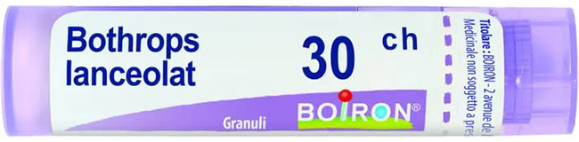 BOTHROPS LANCEOLATUS 30CH GRANULI - Farmacia Puddu Baire S.r.l.