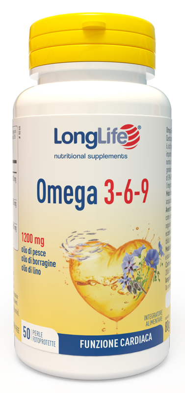 LONGLIFE OMEGA 3 6 9 50 PERLE - Farmacia Puddu Baire S.r.l.