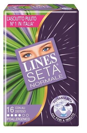 LINES SETA NORMALE CON ALI X 16 - Farmacia Puddu Baire S.r.l.