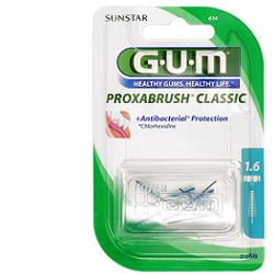 GUM PROXABRUSH CLASSIC 614 SCOVOLINO INTERDENTALE 8 PEZZI - Farmacia Puddu Baire S.r.l.