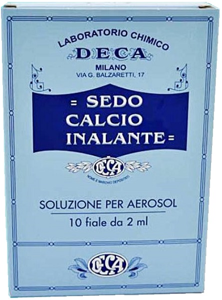 SEDO CALCIO INALANTE SOLUZIONE AEROSOL 10 FIALE 2 ML - Farmacia Puddu Baire S.r.l.