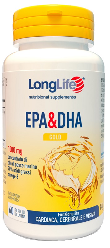 LONGLIFE EPA DHA GOLD 60 PERLE - Farmacia Puddu Baire S.r.l.