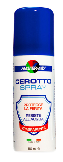 CEROTTO SPRAY MASTER-AID FLACONE 50ML CIRCA 80 APPLICAZIONI - Farmacia Puddu Baire S.r.l.