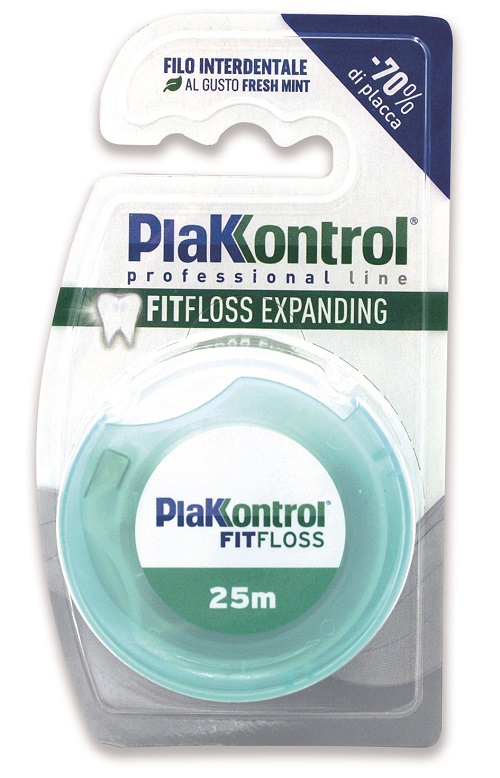 PLAKKONTROL FIT FLOSS FILO 25 M - Farmacia Puddu Baire S.r.l.