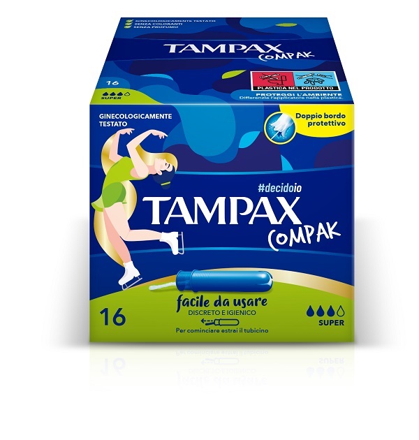 TAMPAX COMPAK SUPER 16 PEZZI - Farmacia Puddu Baire S.r.l.