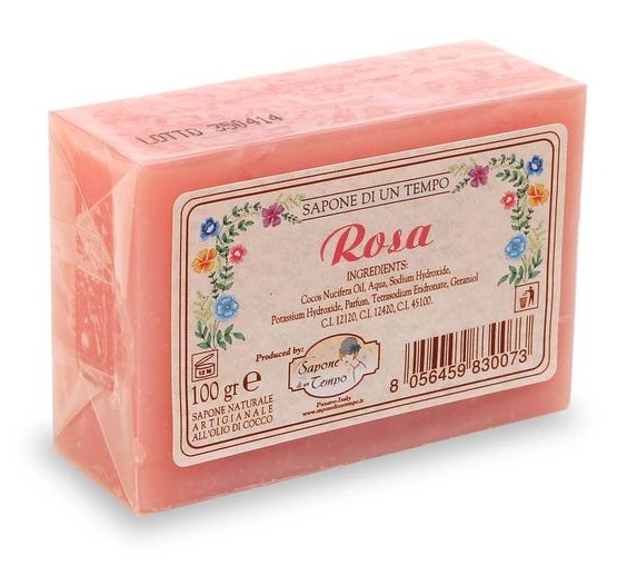 SAPONE NATURALE ROSA 100 G - Farmacia Puddu Baire S.r.l.