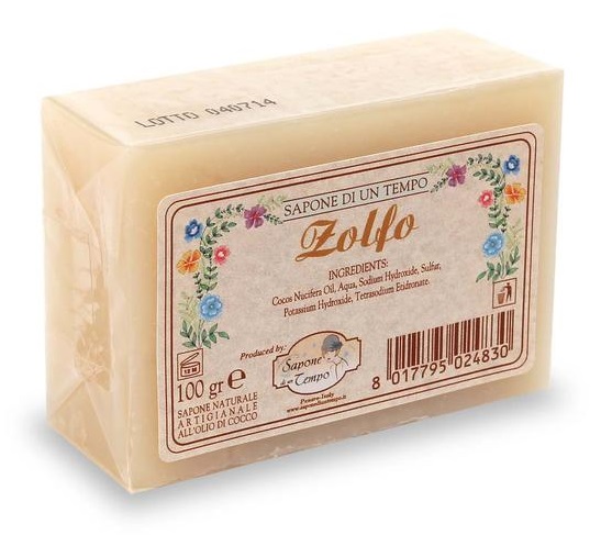 SAPONE NATURALE ZOLFO 100 G - Farmacia Puddu Baire S.r.l.