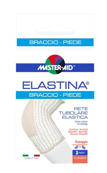 RETE TUBOLARE ELASTICA IPOALLERGENICA MASTER-AID ELASTINA BRACCIO/PIEDE 3 MT IN TENSIONE CALIBRO 4 CM - Farmacia Puddu Baire S.r.l.