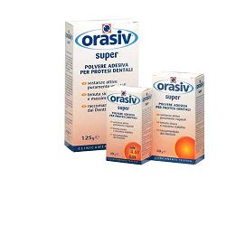 ORASIV SUPER POLVERE ADESIVA CLINICA PER PROTESI DENTALI 125 G - Farmacia Puddu Baire S.r.l.