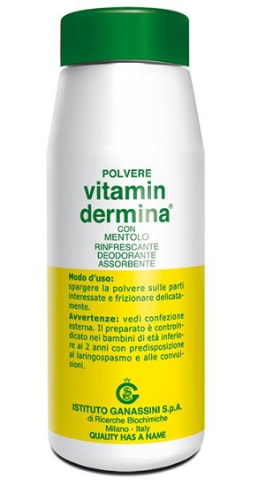 VITAMINDERMINA POLVERE MENT 100 G - Farmacia Puddu Baire S.r.l.