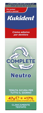 KUKIDENT NEUTRO CREMA ADESIVA DENTIERE 47 G - Farmacia Puddu Baire S.r.l.