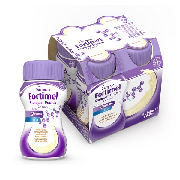 FORTIMEL COMPACT PROTEIN VANIGLIA 4 X 125 ML - Farmacia Puddu Baire S.r.l.