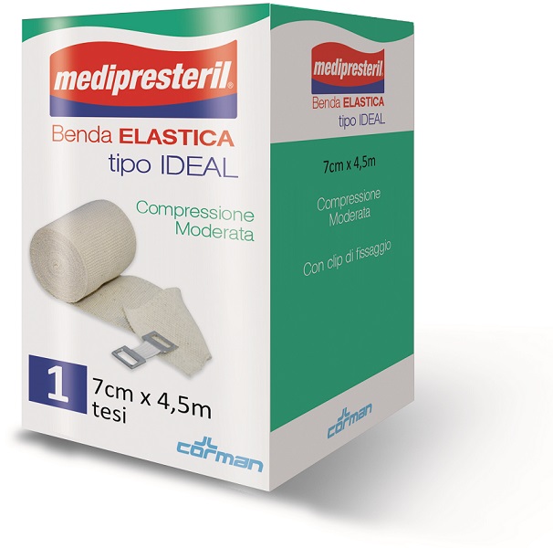BENDA ELASTICA MEDIPRESTERIL IDEAL CM7X45MT - Farmacia Puddu Baire S.r.l.