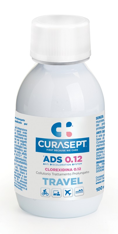 CURASEPT COLLUTORIO 0,12 TRAVEL ADS 100 ML - Farmacia Puddu Baire S.r.l.