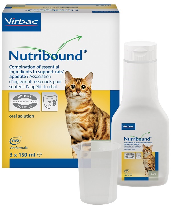 NUTRIBOUND SOLUZIONE ORALE APPETIBILE PER GATTO 3 FLACONI DA 150 ML - Farmacia Puddu Baire S.r.l.