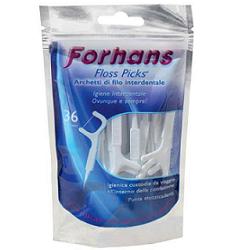 FORHANS ARCHETTI INTERDENTALI FLOSS PICKS 36PZ - Farmacia Puddu Baire S.r.l.