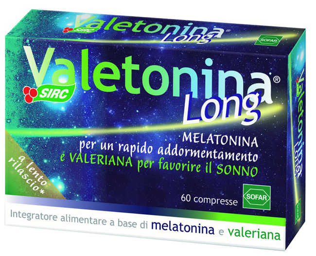 VALETONINA LONG 60 COMPRESSE ASTUCCIO 18 G - Farmacia Puddu Baire S.r.l.