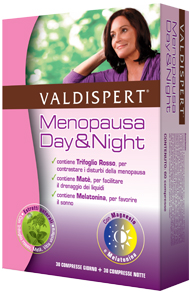 VALDISPERT MENOPAUSA DAY&NIGHT 30+30 COMPRESSE - Farmacia Puddu Baire S.r.l.