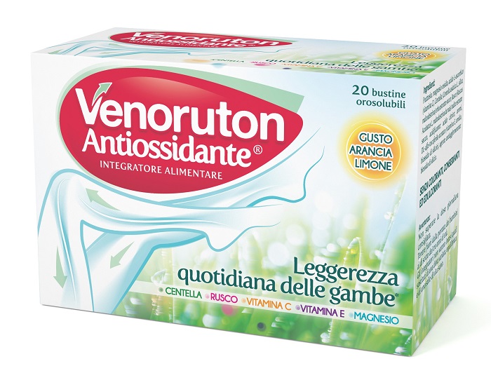 VENORUTON ANTIOSSIDANTE 20 BUSTINE OROSOLUBILI MONODOSE - Farmacia Puddu Baire S.r.l.