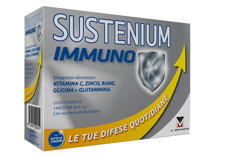 SUSTENIUM IMMUNO ENERGY 14 BUSTINE DA 4,5 G - Farmacia Puddu Baire S.r.l.