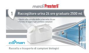 CONTENITORE URINA 24 ORE MEDIPRESTERIL - Farmacia Puddu Baire S.r.l.