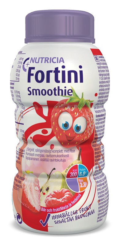 FORTINI SMOOTHIE MULTI FIBRE GUSTO FRUTTI ROSSI 200 ML - Farmacia Puddu Baire S.r.l.