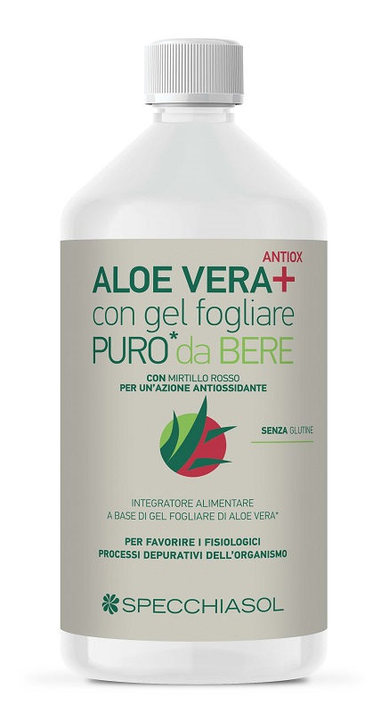 SUCCO ALOEVERA+ ALOE/MIRTILLO ROSSO 1 LITRO - Farmacia Puddu Baire S.r.l.