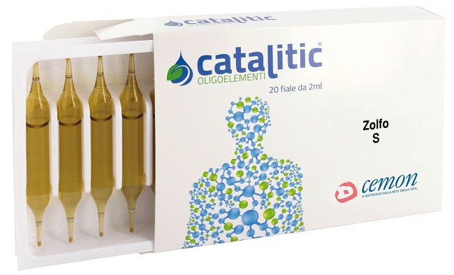 CATALITIC OLIGOELEMENTI ZOLFO S 20 AMPOLLE - Farmacia Puddu Baire S.r.l.