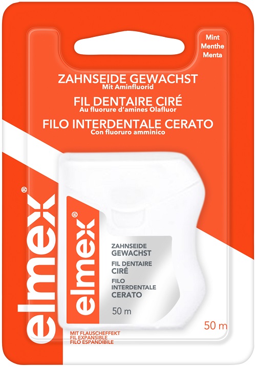 ELMEX FILO INTERDENTALE CERATO 50 METRI - Farmacia Puddu Baire S.r.l.