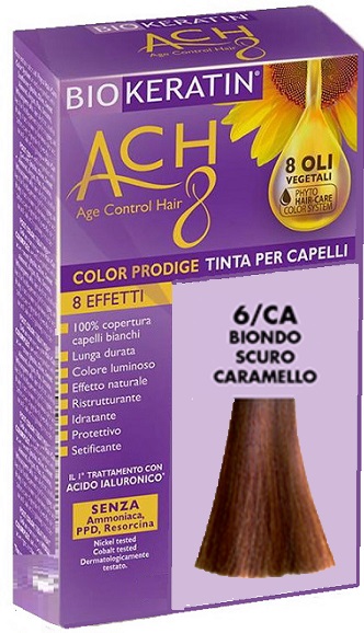 BIOKERATIN ACH8 COLOR PRODIGE 6/CA BIONDO SCURO CARAMELLO - Farmacia Puddu Baire S.r.l.