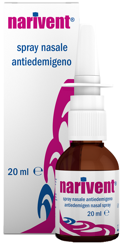 SPRAY NASALE ANTIEDEMIGENO NARIVENT FLACONE 20 ML - Farmacia Puddu Baire S.r.l.