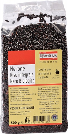 FIOR DI LOTO RISO NERONE INTEGRALE BIO 500 G - Farmacia Puddu Baire S.r.l.