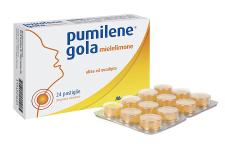 PUMILENE GOLA MIELE LIMONE 24 PASTIGLIE - Farmacia Puddu Baire S.r.l.