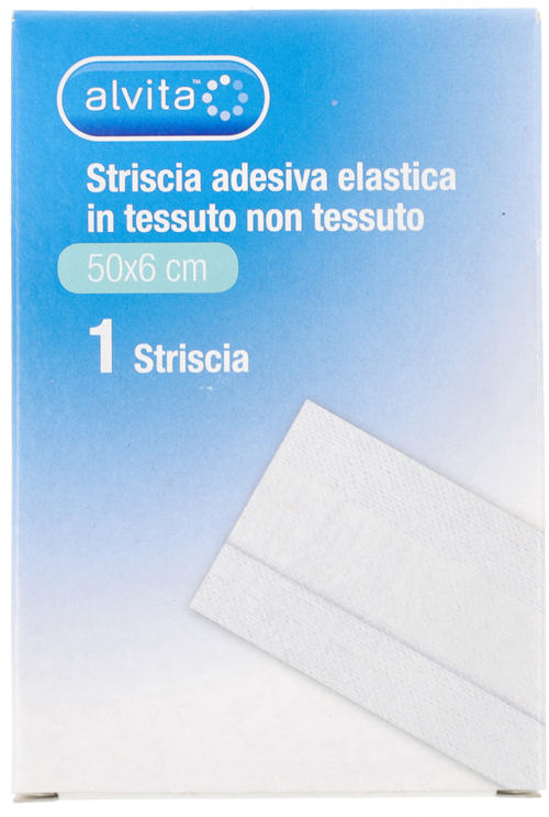 GARZA ALVITA IN TESSUTO NON TESSUTO ESTENSIBILE BIANCO 50X6CM - Farmacia Puddu Baire S.r.l.