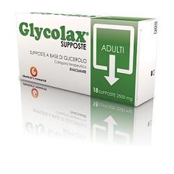 GLYCOLAX 18 SUPPOSTE GLICEROLO 2500MG - Farmacia Puddu Baire S.r.l.